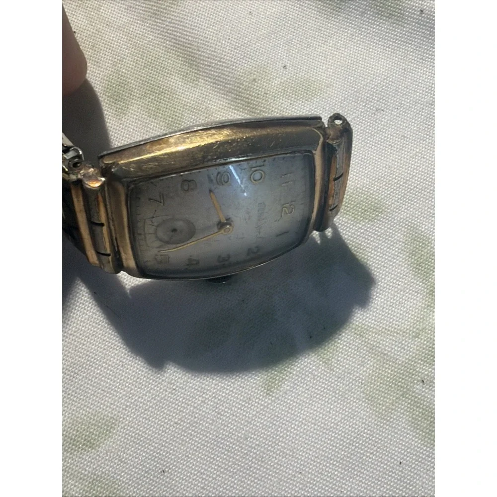 Vtg 1940s Men's Benrus BA 2 Art Deco Watch 17J Manual Wind - FOR PARTS AS-IS